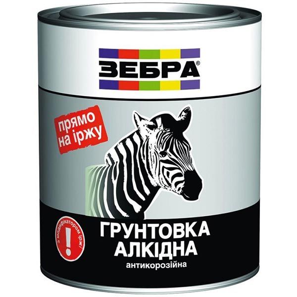 Грунт Зебра ПФ-010М темно-серый 12 кг