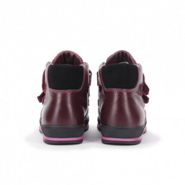 Черевики MiracleMe 9916 р.33 вишневий 34-6-99-1 