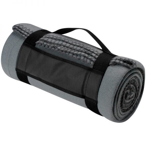 Плед з поясом та ручками 120x180 см сірий Nashville 