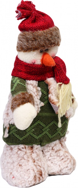 Декорация новогодняя Дед Мороз/Снеговик в ассортименте 30 см 