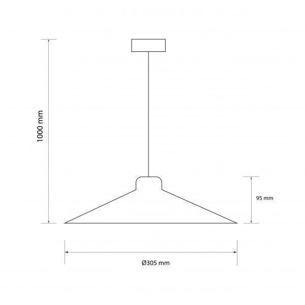 Подвес Светкомплект Loft PLC 411 1x40 Вт E27 оливковый 