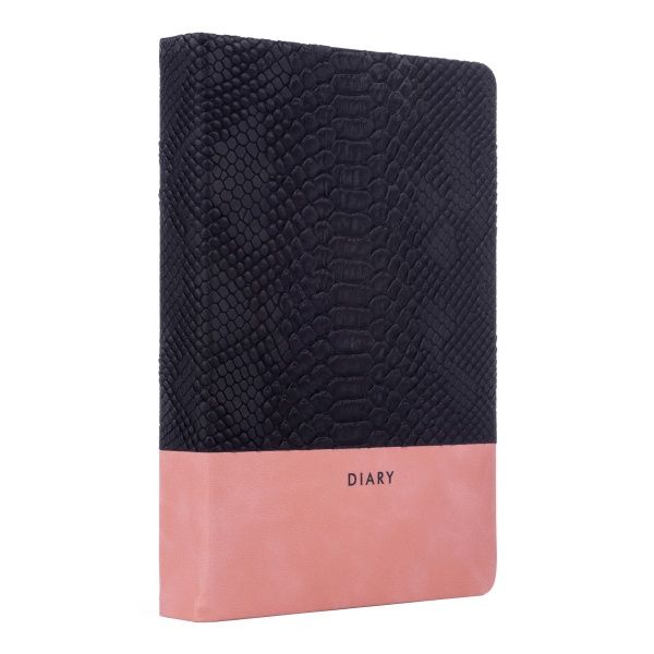 Ежедневник недатированный А6 Royalty черный/розовый YES