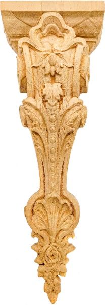 Декоративна панель дерев'яна капітель 1 шт., CB.06.70 62х179x25 мм 