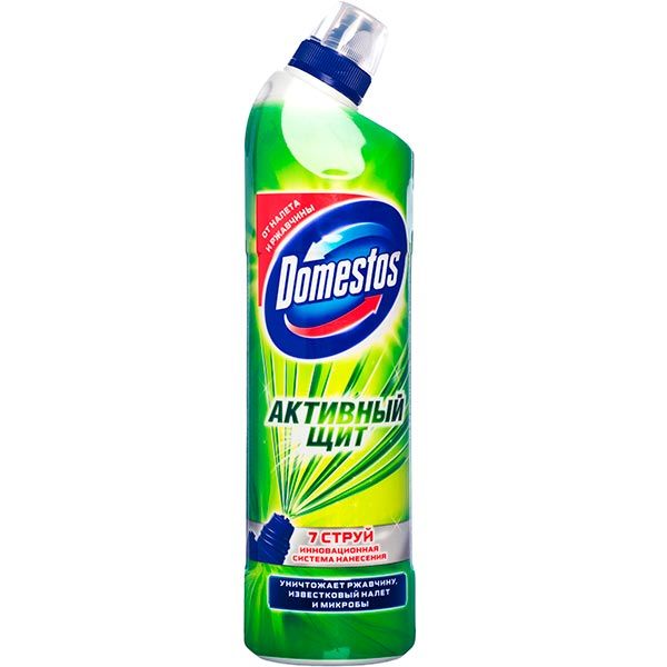 Засіб для чищення унітазу Domestos Активний Щит Свіжість Лайму 750 мл