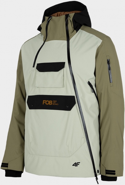 Анорак 4F SNOWBOARD JACKET KUMS002 H4Z22-KUMS002-44S р.XL оливковий