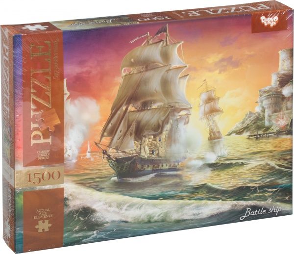 Пазл Danko Toys картина Корабель C1500-02-01,02…10