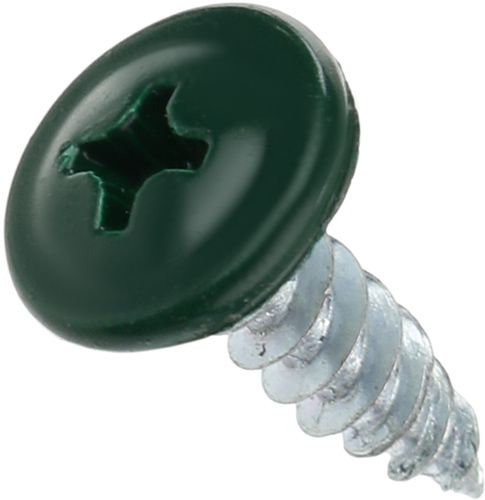 Саморез с пресс-шайбой острый 4,2x16 мм вес зеленый RAL 6005 Expert Fix