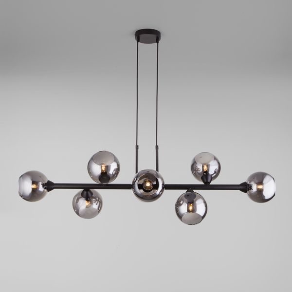 Люстра подвесная Strotskis Roger 70113/8 8x40 Вт E14 светлое серебро 