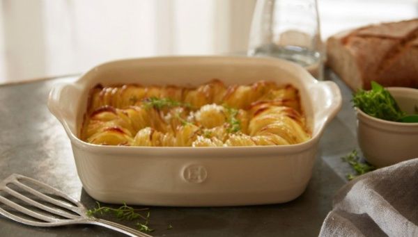 Форма для запікання 36х23 см Ovenware Молочна Emile Henry