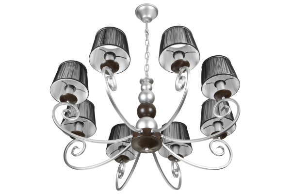 Люстра NNB 8x40 Вт E14 хром/черный 90996 