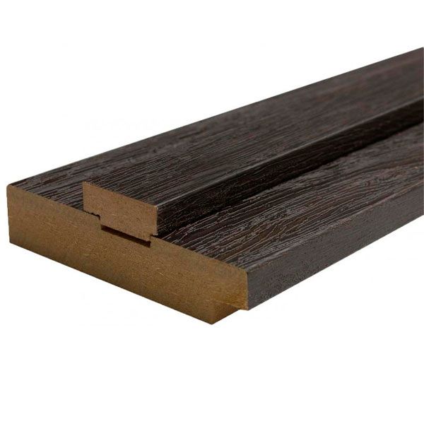 Дверная коробка ОМіС ПВХ под добор ПВХ 100х33 мм венге