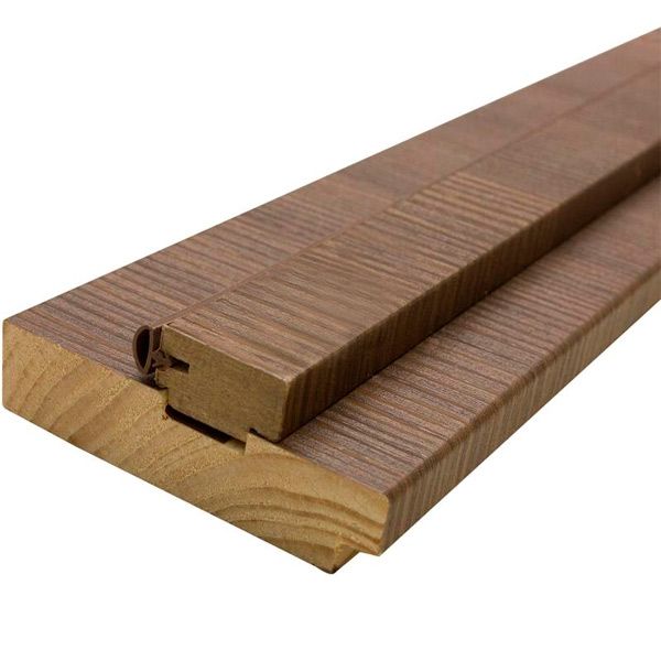 Дверная коробка ОМіС ПВХ Cortex с уплотнителем 100х34 мм Дуб Amber Line