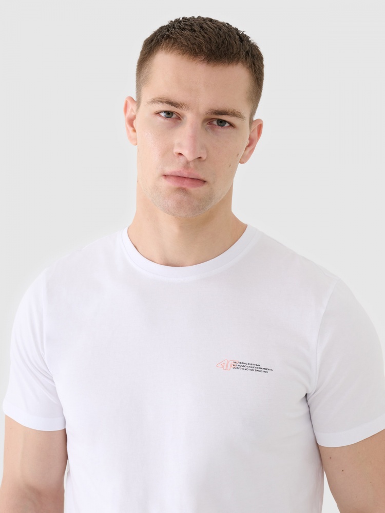 Футболка 4F TSHIRT M2003 4FWSS25TTSHM2003-10S р.XL белый
