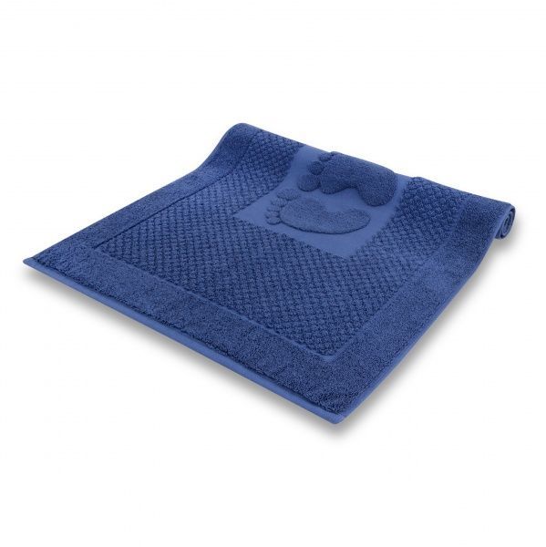 Коврик для ног 50x70 см синий джинс Saffran 