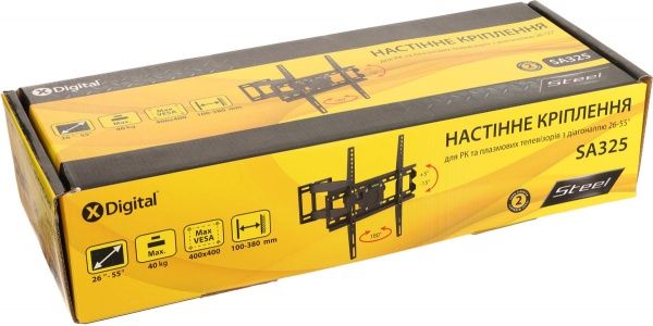 Кронштейн X-Digital Steel SA325 black