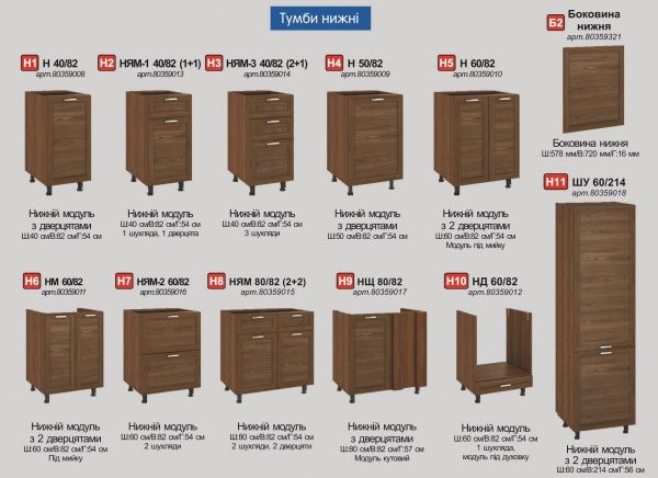 Боковина МС Дуб родос 720*578 орех лесной рамочный Грейд