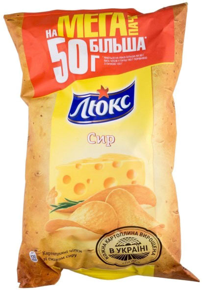 Чипсы Люкс Сыр 183 г