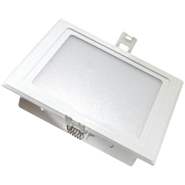 Світильник вбудовуваний (Downlight) Светкомплект квадратний LED 20 Вт 4500 К білий матовий 