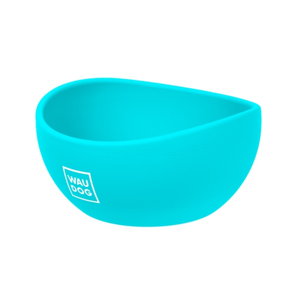 Миска WAUDOG Silicone блакитна 50812