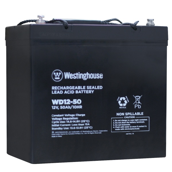 Батарея аккумуляторная Westinghouse Deep Cycle 12V 50Ah terminal T14 WD12-50N-T14 