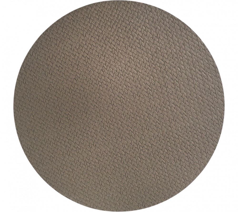 Коврик для сервировки Fiora круглый двусторонний 38 см коричневый полиуретан/текстиль ACM4086Y