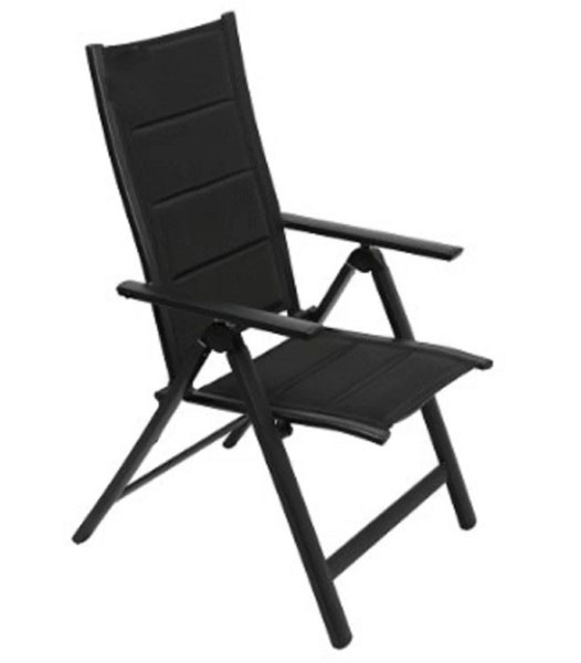 Кресло-шезлонг Indigo 70x60x106 см 5 позиций черный