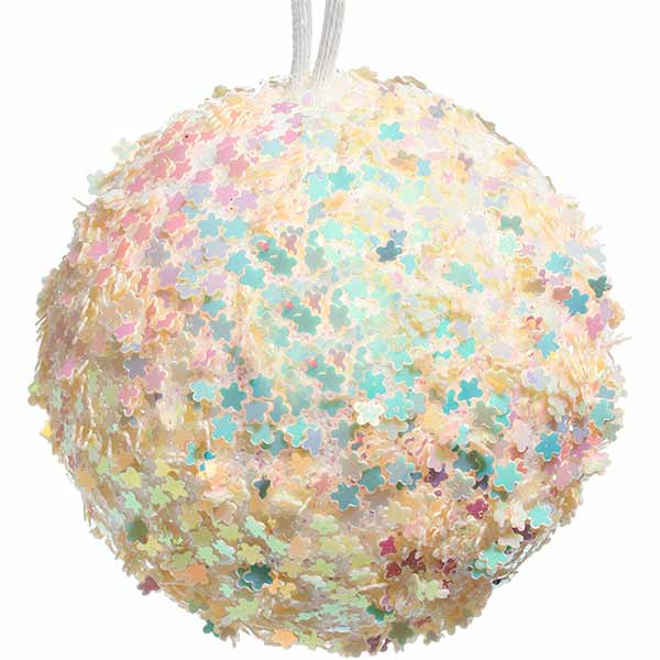 Шарик новогодний 0222 80 мм