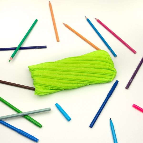 Пенал-косметичка Neon Radiant Lime ZT-NN-1 Zipit салатовий