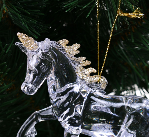 Підвіска декорована P.&C. Creative Єдиноріг казковий 11 см в асортименті F21540384/389
