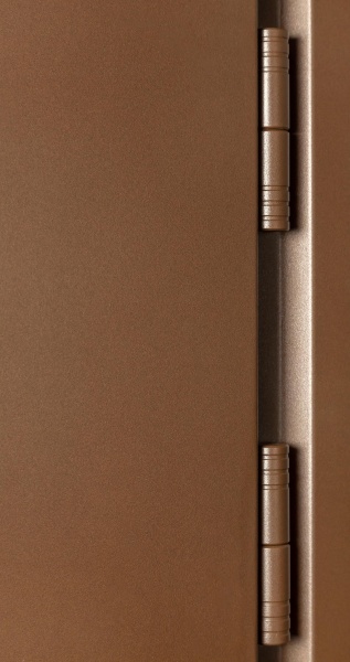 Дверь входная Булат Elegant 703 Metalic Wood - коричневая коричневый 2050x950 мм правая