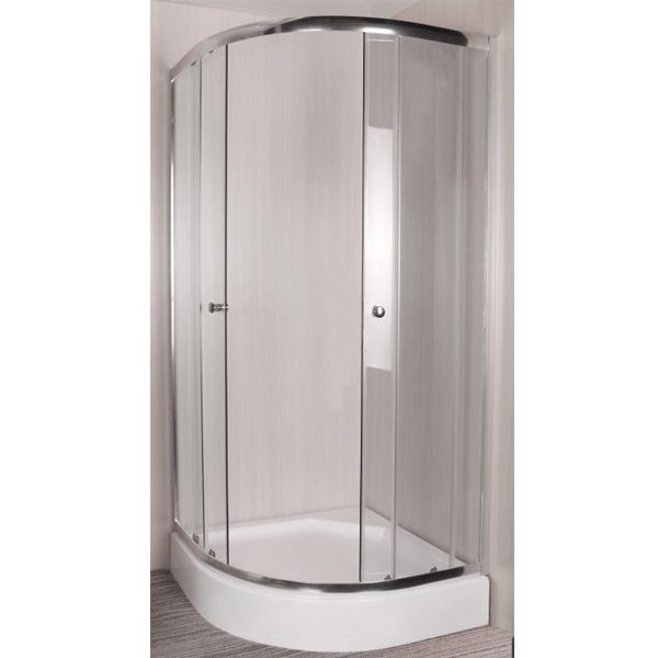 Душове огородження ScandiSPA Smart 90x90x185 профіль хром, скло прозоре