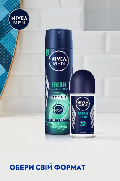 Дезодорант для чоловіків Nivea MEN Свіжість океану 50 мл