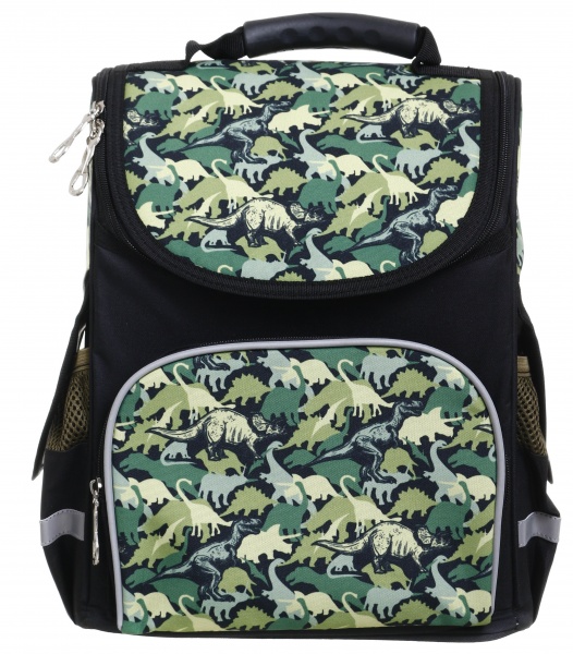 Ранець шкільний Nota Bene короб ортопедичний Dino динозавр хакі