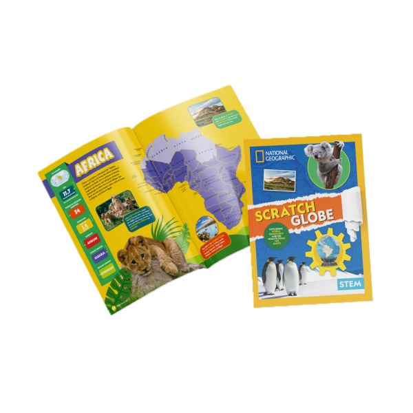 3D-пазл CubicFun STEM Скретч Глобус DS1082h