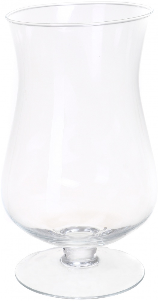 Ваза Цветок d10,2 19 см прозрачная 20161