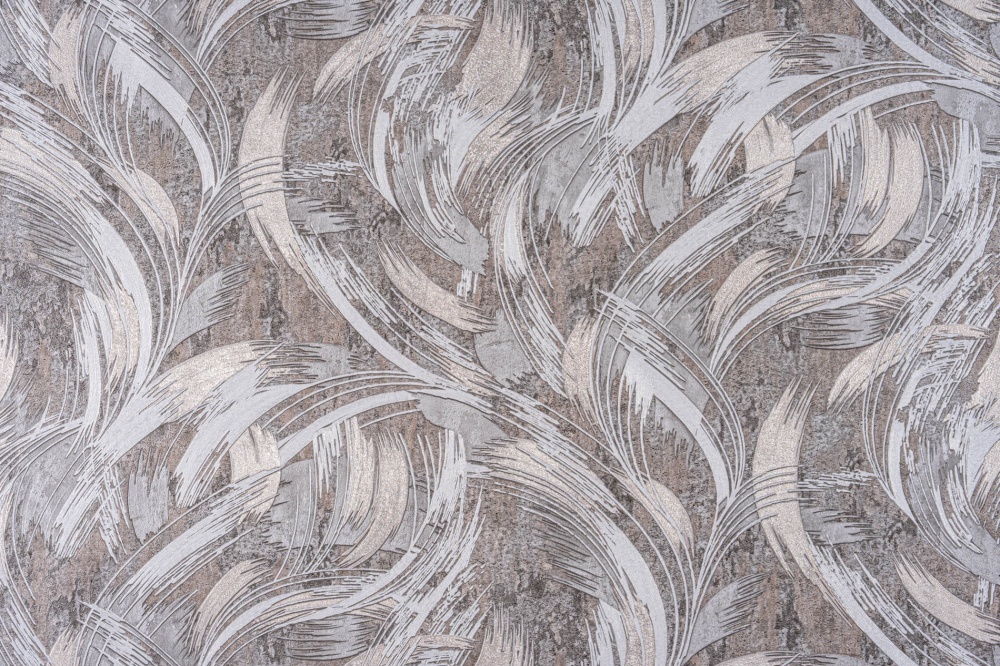 Шпалери вінілові на паперовій основі Слов'янські шпалери Le Grand gold Пір'їнка 2 4604-10 1,06x10,05 м