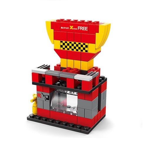 Конструктор SHANTOU YISHENG Трейлер 1000 деталей K8832-8