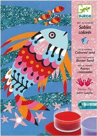 Набор для рисования Djeco Радужные рыбки DJ08661