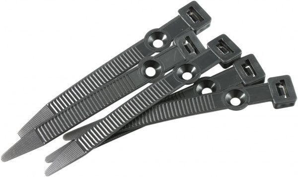 Стяжка кабельная под шуруп Smart X Connect UP-z O12-18 мм UV 25 шт. черный 