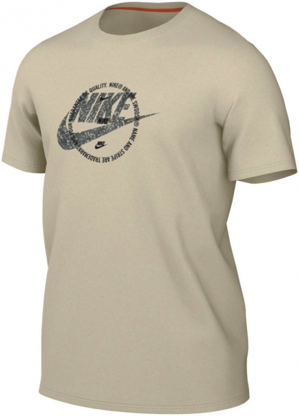 Футболка Nike M NSW SPU GPX SS TEE DX1661-206 р.L бежевий