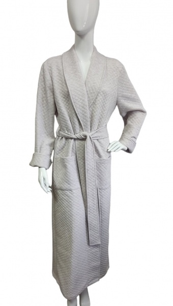 Халат женский German Volf Капитон р. M кофейный меланж