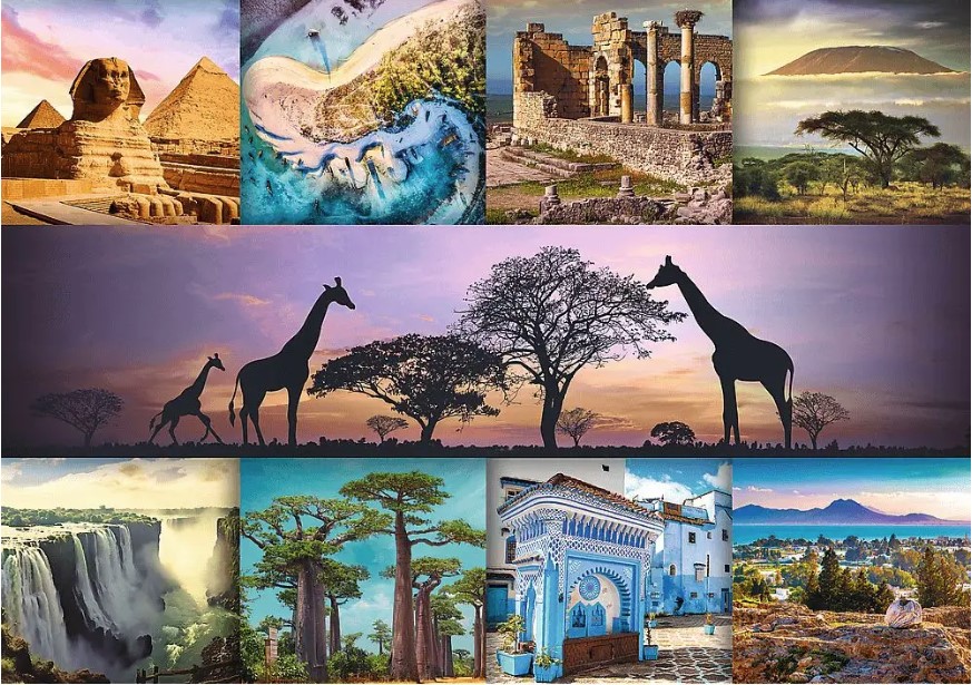 Trefl 1000 Коллаж: Африка 10792