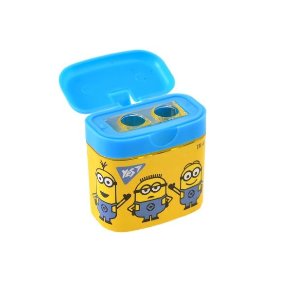 Чинка Точилка подвійна з кришкою YES 