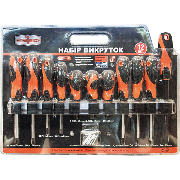 Набір викруток Montero MN-15416 12 шт. 