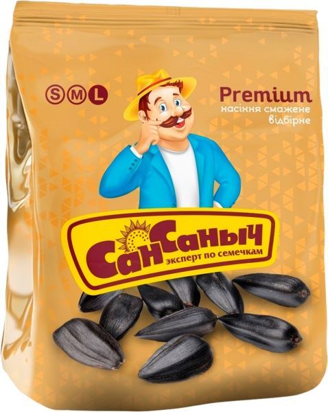 Семена подсолнечника жареное премиум 120 г (4820182063534)