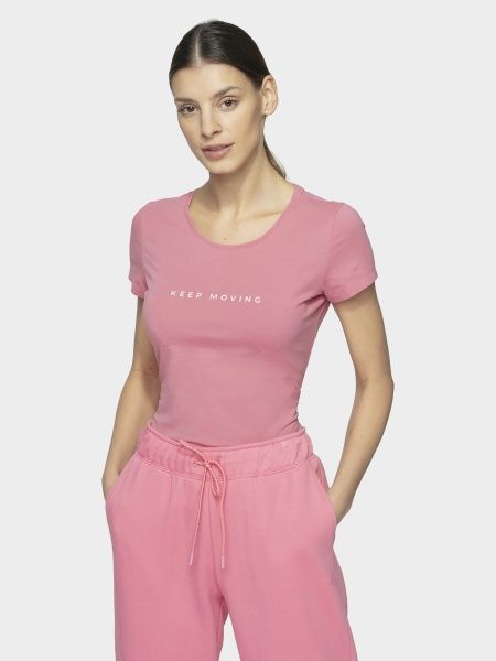 Футболка 4F D4Z20-TSD242-54S S рожевий