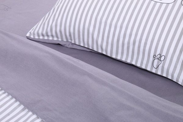 Комплект постельного белья Happy dogs полуторный разноцветный принт La Nuit 