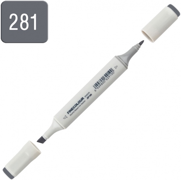 Маркер спиртовой FINECOLOUR Sketch EF100-281 нейтральный серый №8 