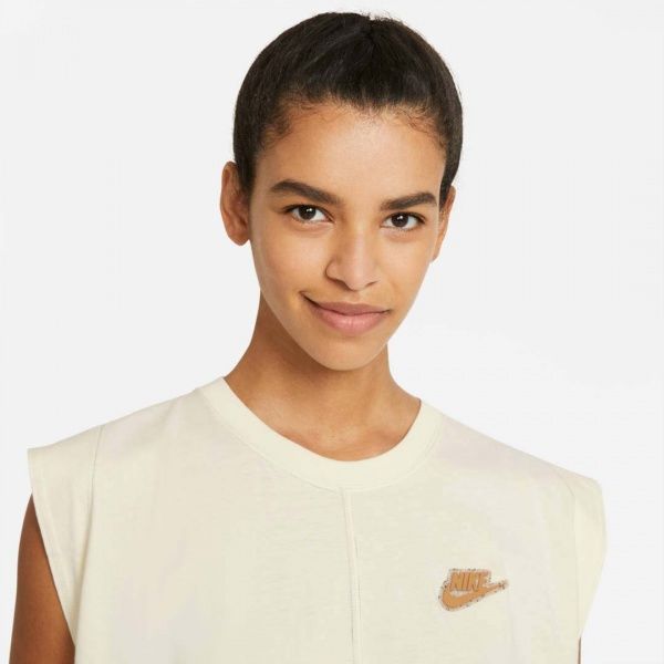 Футболка Nike W NSW TANK EARTH DAY CZ9251-113 р.XS бежевый