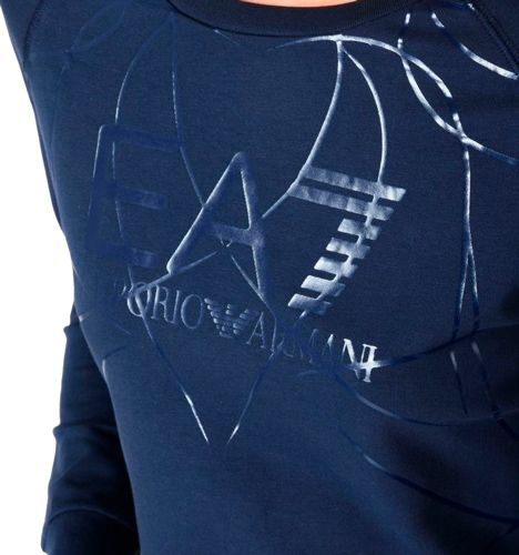 Свитшот EA7 6YTM76-TJE9Z-1554 р. M темно-синий